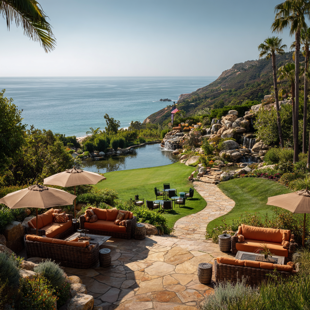 Meditation garden at HHATH Clinic